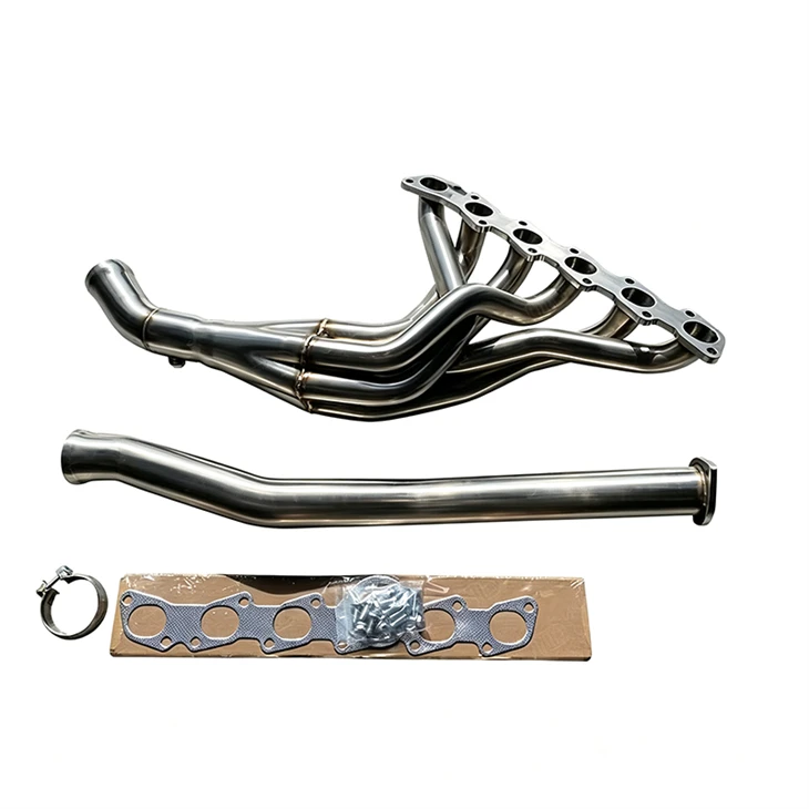304SS Long Tube Exhaust Headers System With Downpipe Manifold For Nissan Patrol TB48 factory
